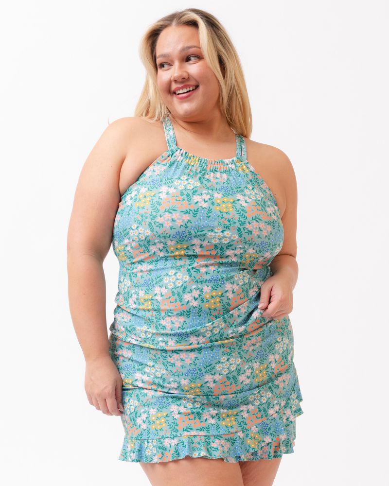 Little Meadow Double-Cinch Tankini Top