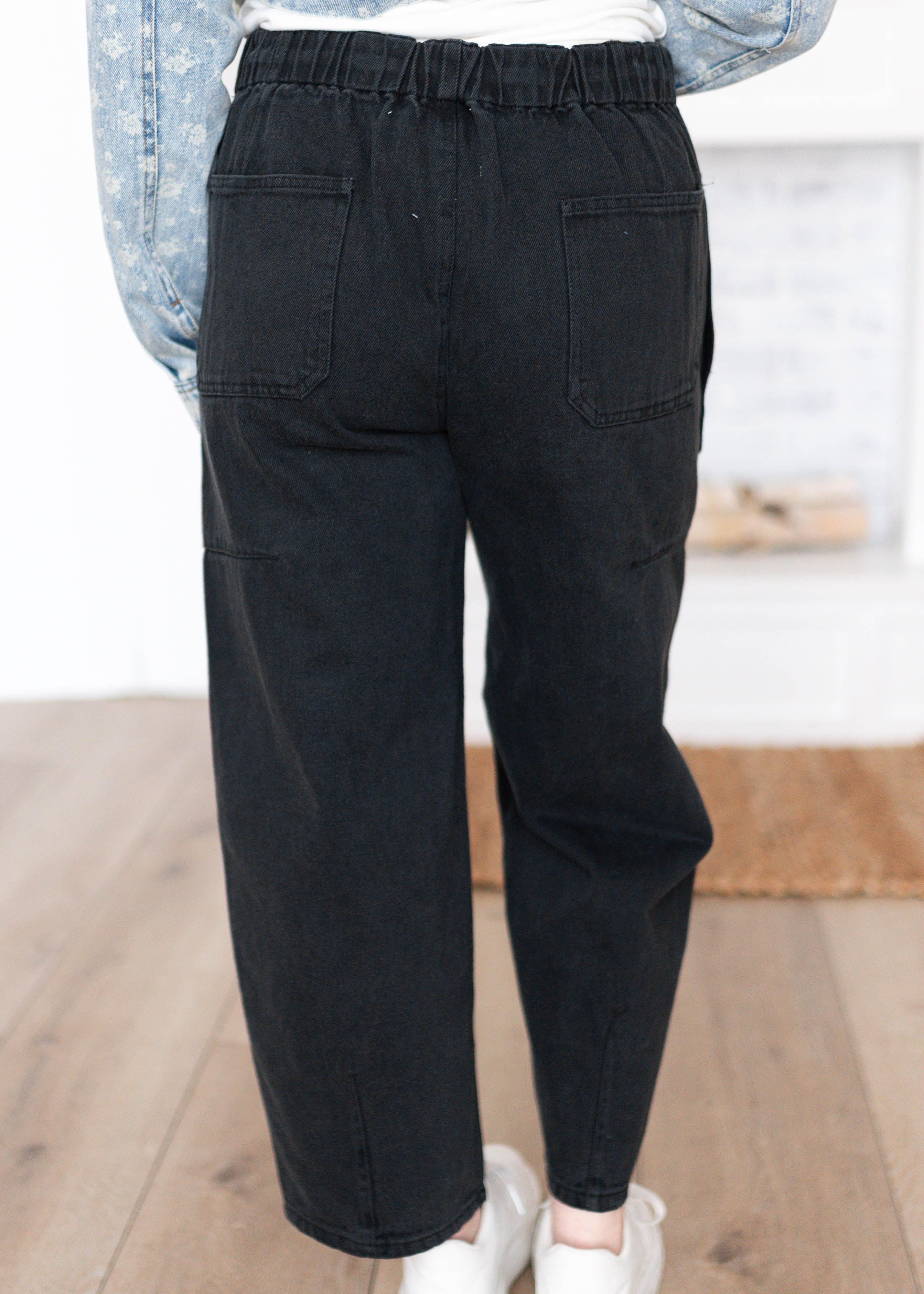 Londyn Black Drawstring Pants