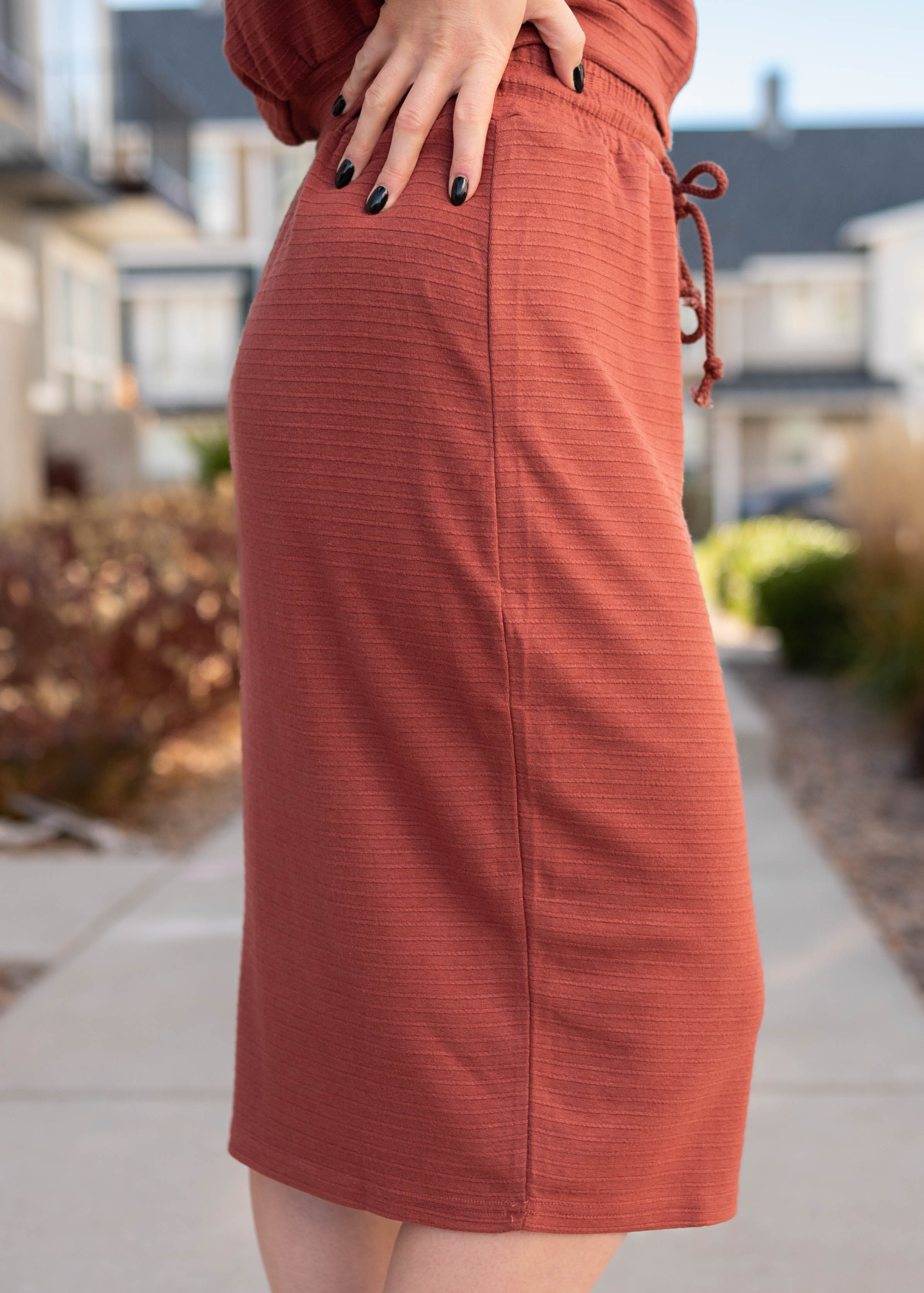 Maggie Burnt Sienna Skirt