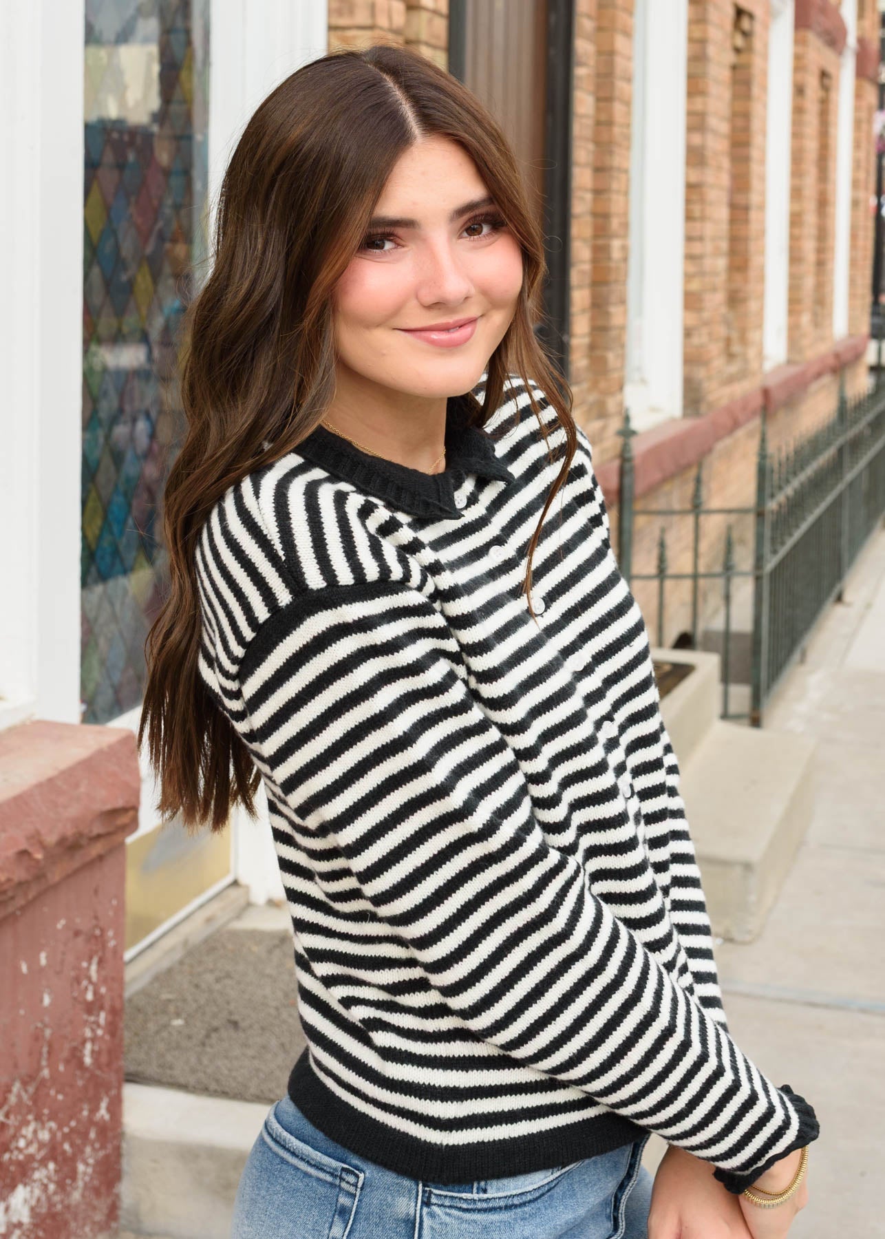 Melody Striped Cardigan