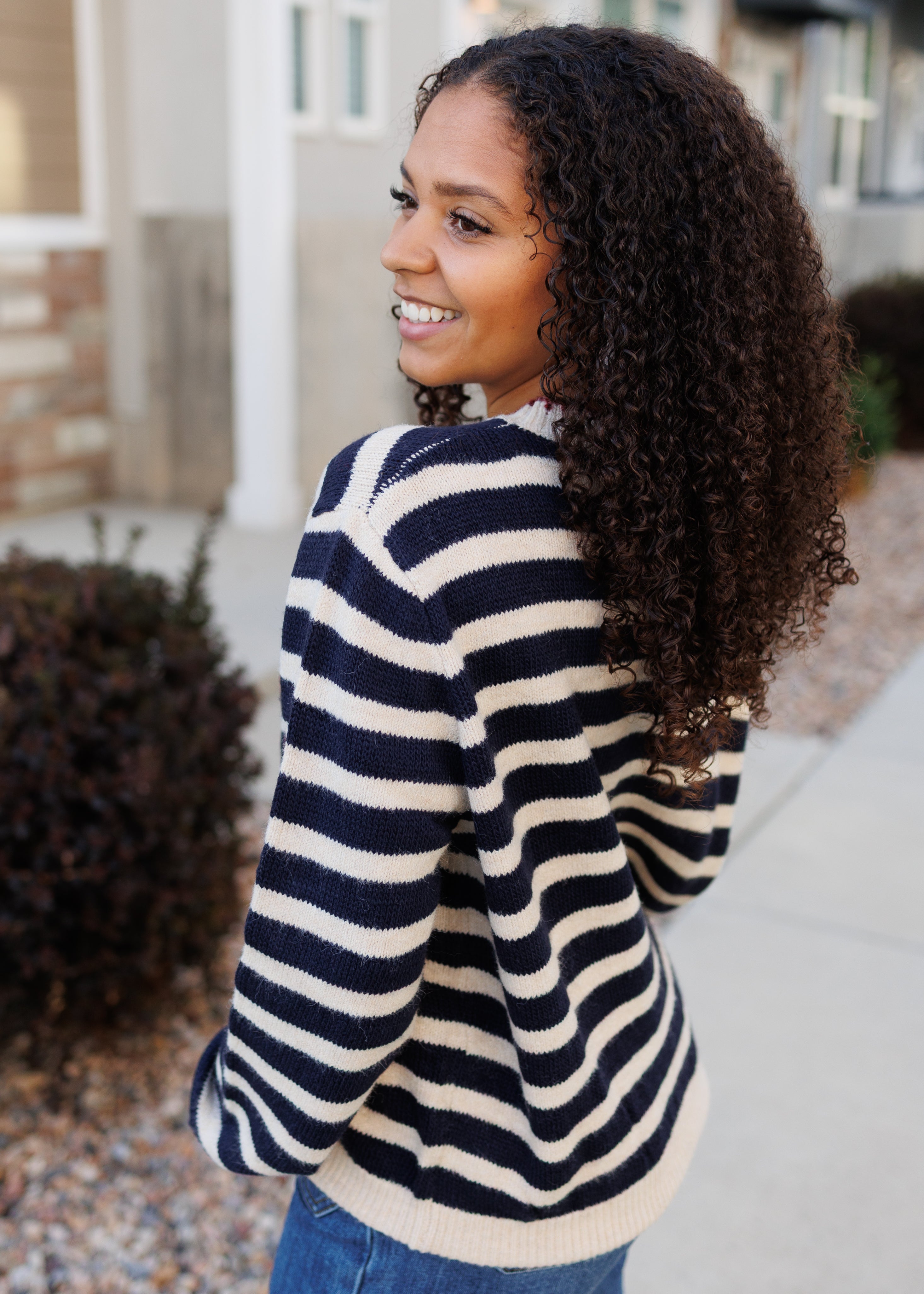 Millie Striped Pattern Sweater