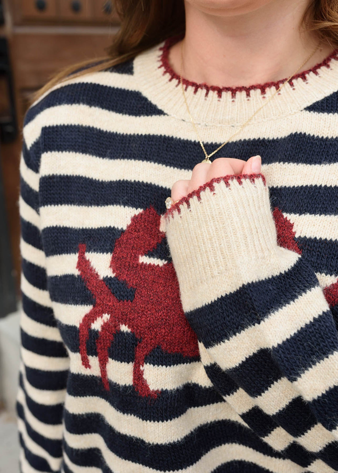 Millie Striped Pattern Sweater