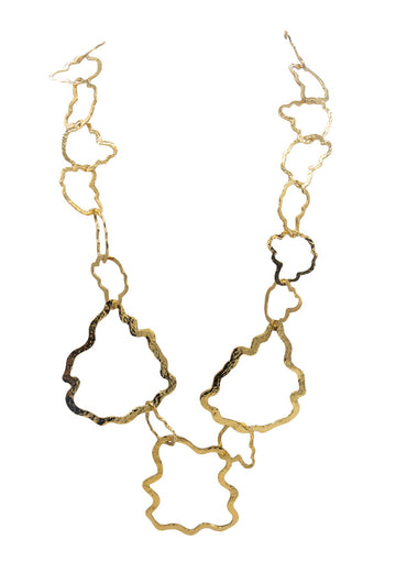 Gold Cloud Chain Necklace