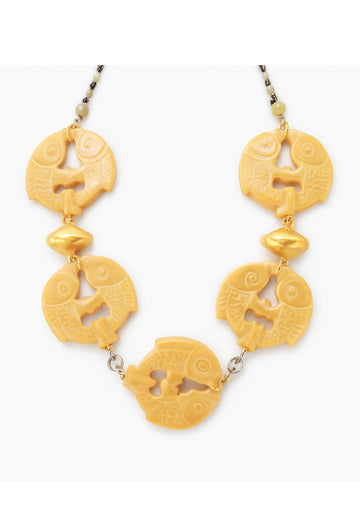 Jade Gold Accent Necklace