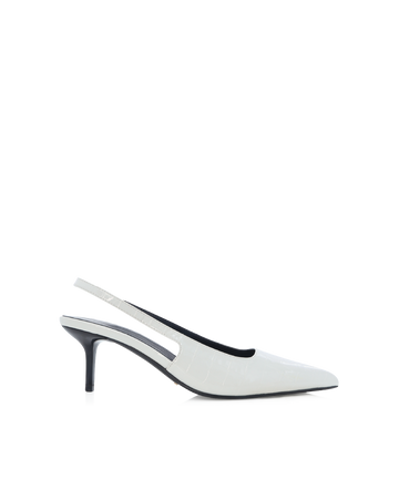 NAVEAH - WHITE PATENT CROC