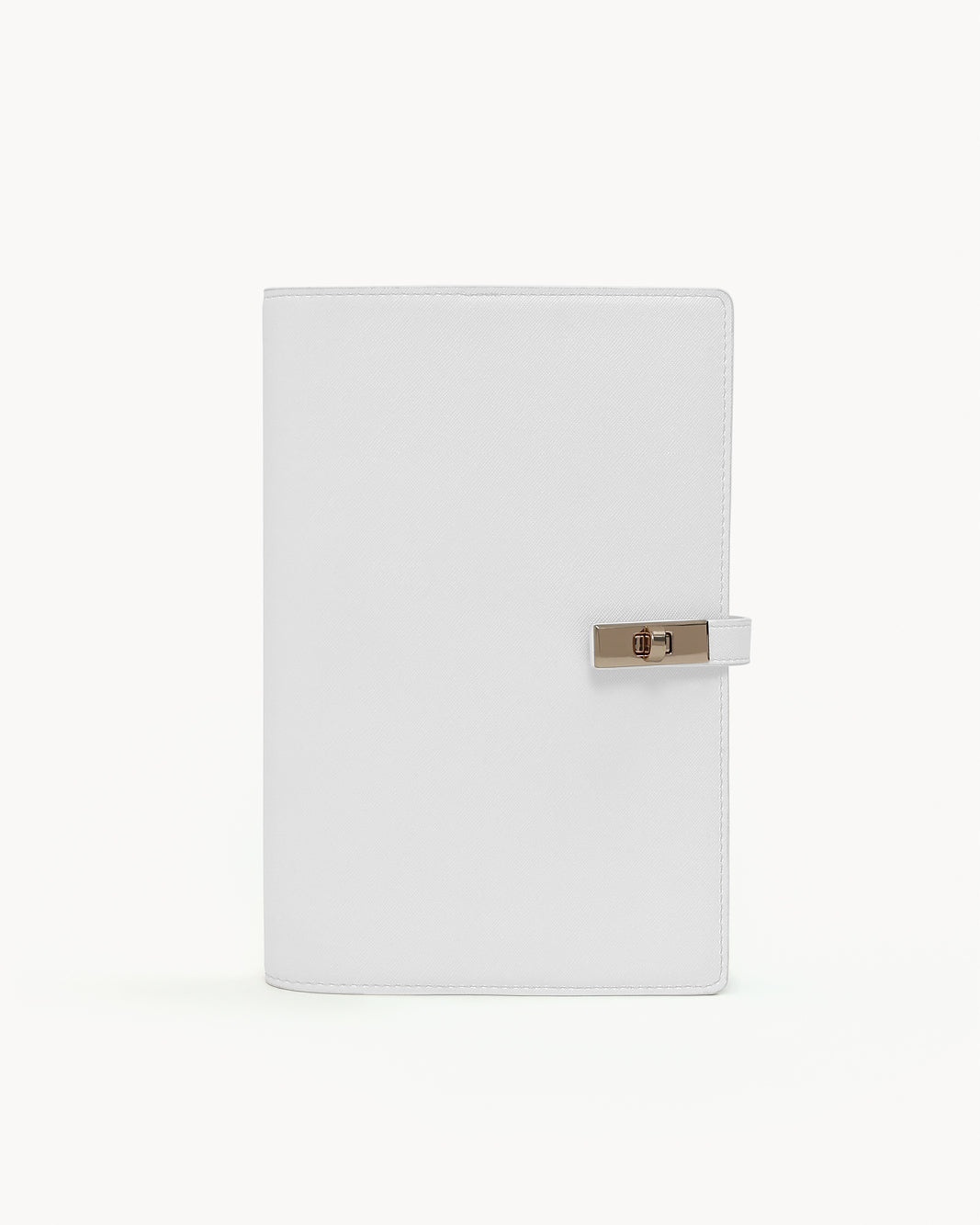 NOTEBOOK COVER - BONE SAFFIANO