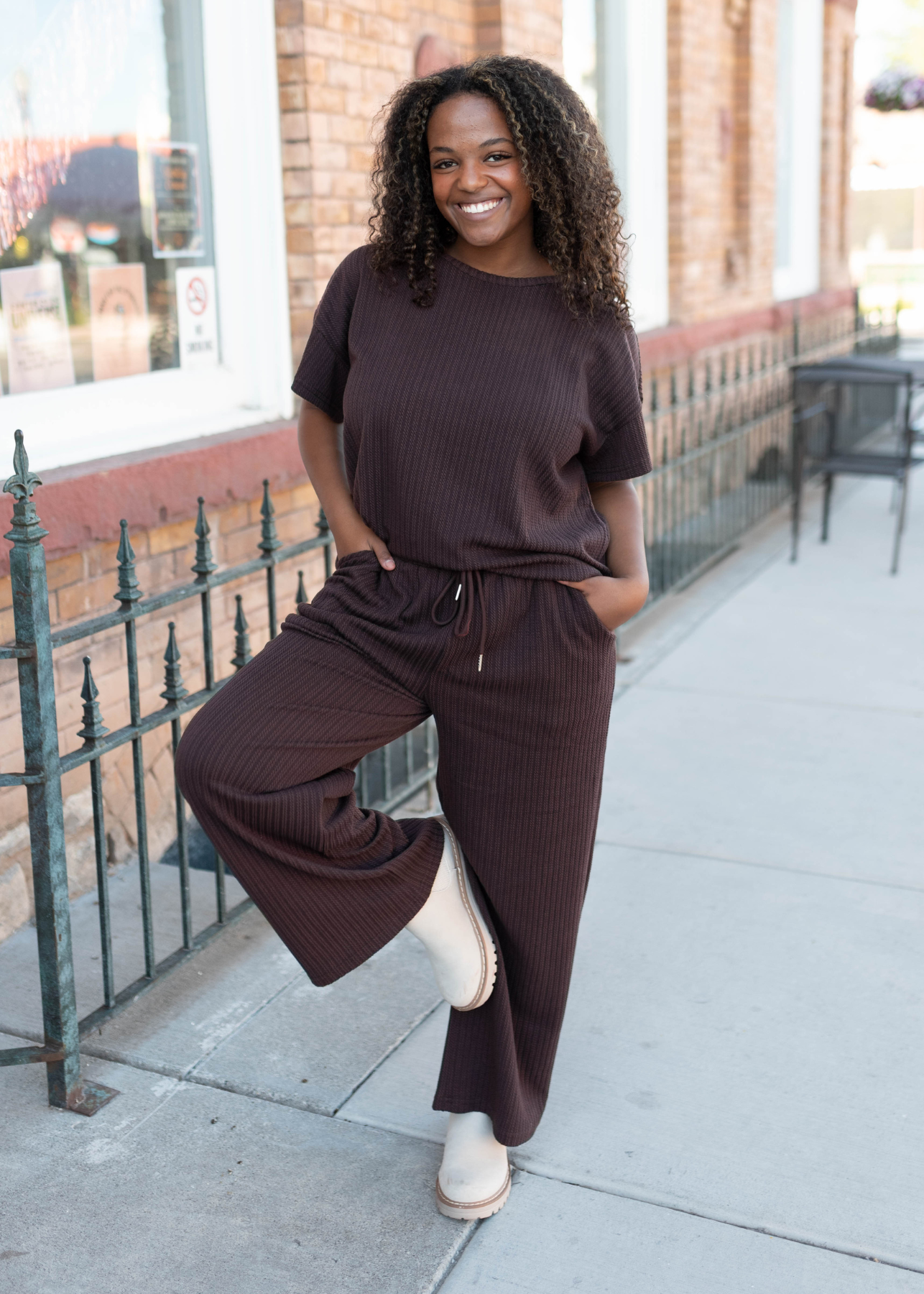 Oaklyn Dark Brown Bottoms