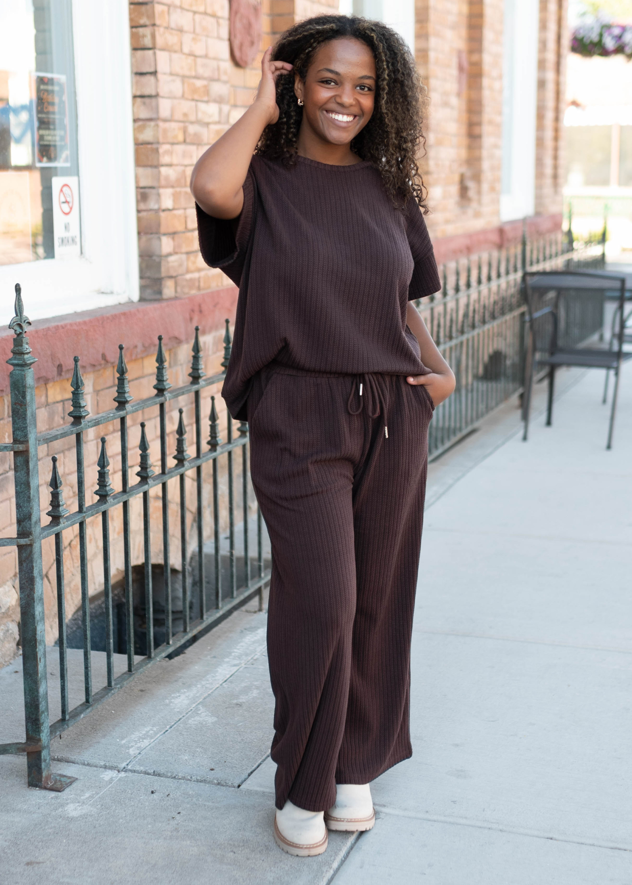 Oaklyn Dark Brown Bottoms