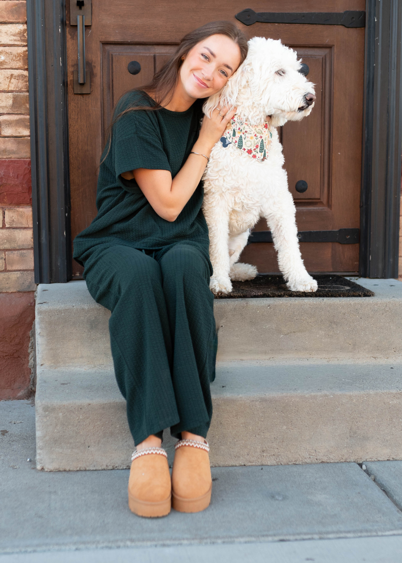 Oaklyn Forest Green Bottoms