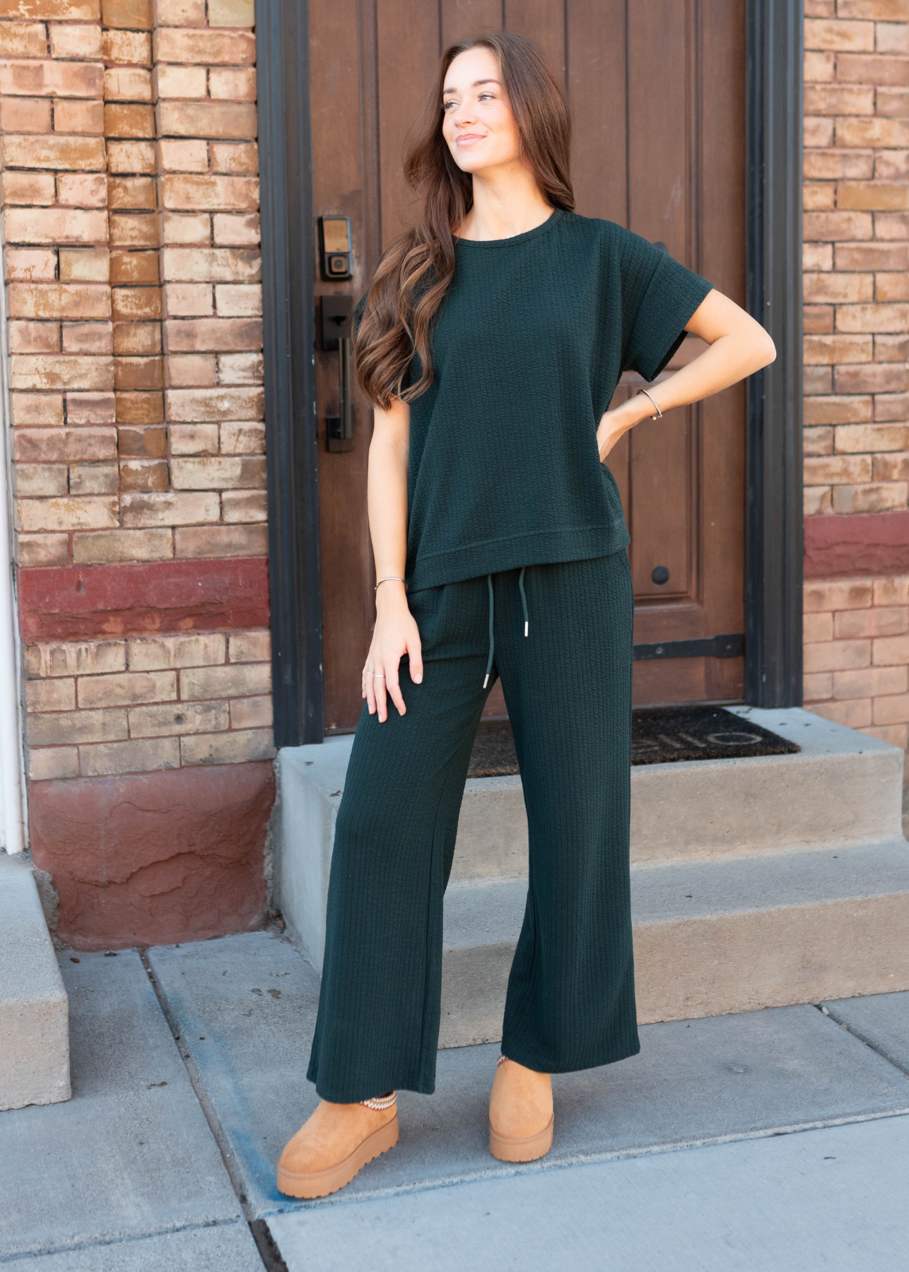 Oaklyn Forest Green Bottoms