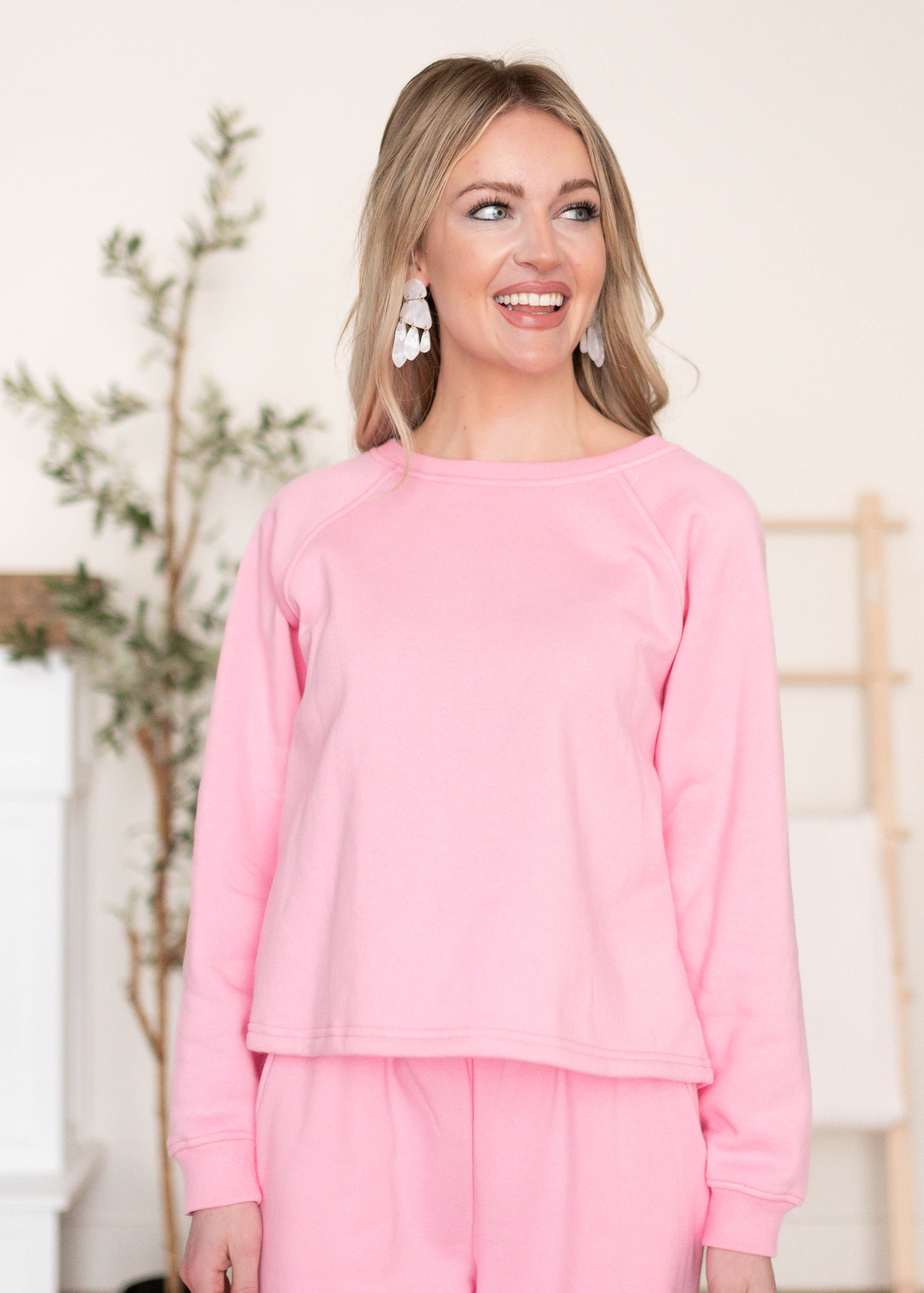 Reese Pink Sweat Set