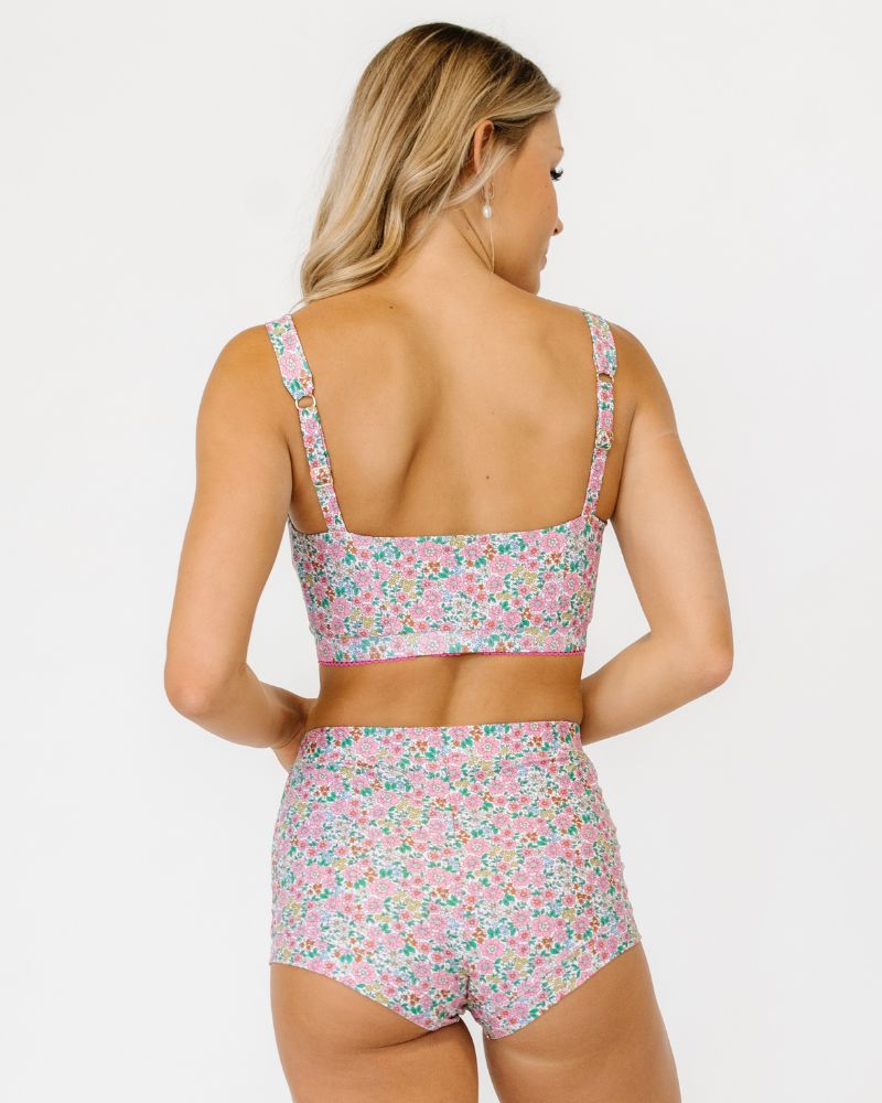 Whimsy Floral Retro Boy Short