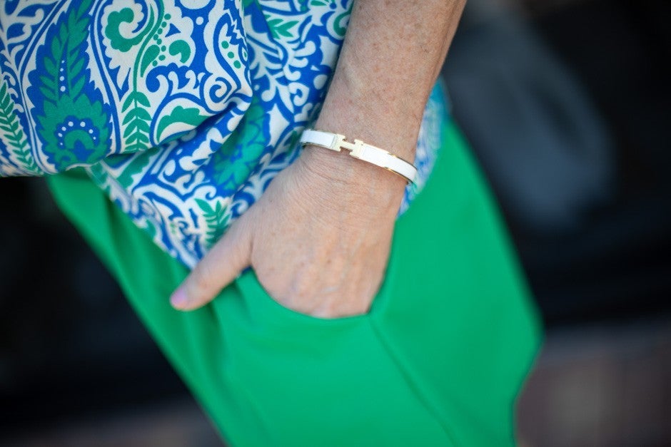 ¡°H¡± Thin Bracelet (Multiple Colors)