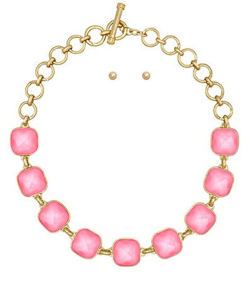 Coastal Chic Gem Chain Necklace