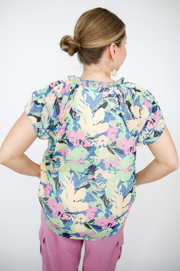 Tropicana Bloom Blouse *Final Sale*