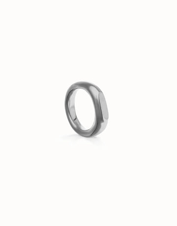 Hexagon Ring - Sterling Silver