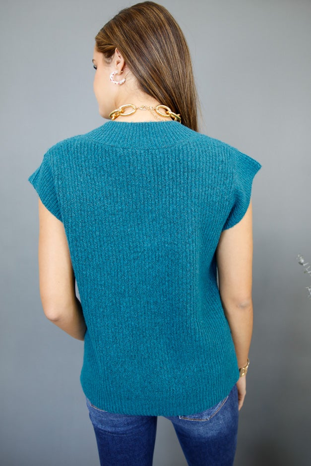 Notch Above Short Sleeve Sweater *Final Sale*