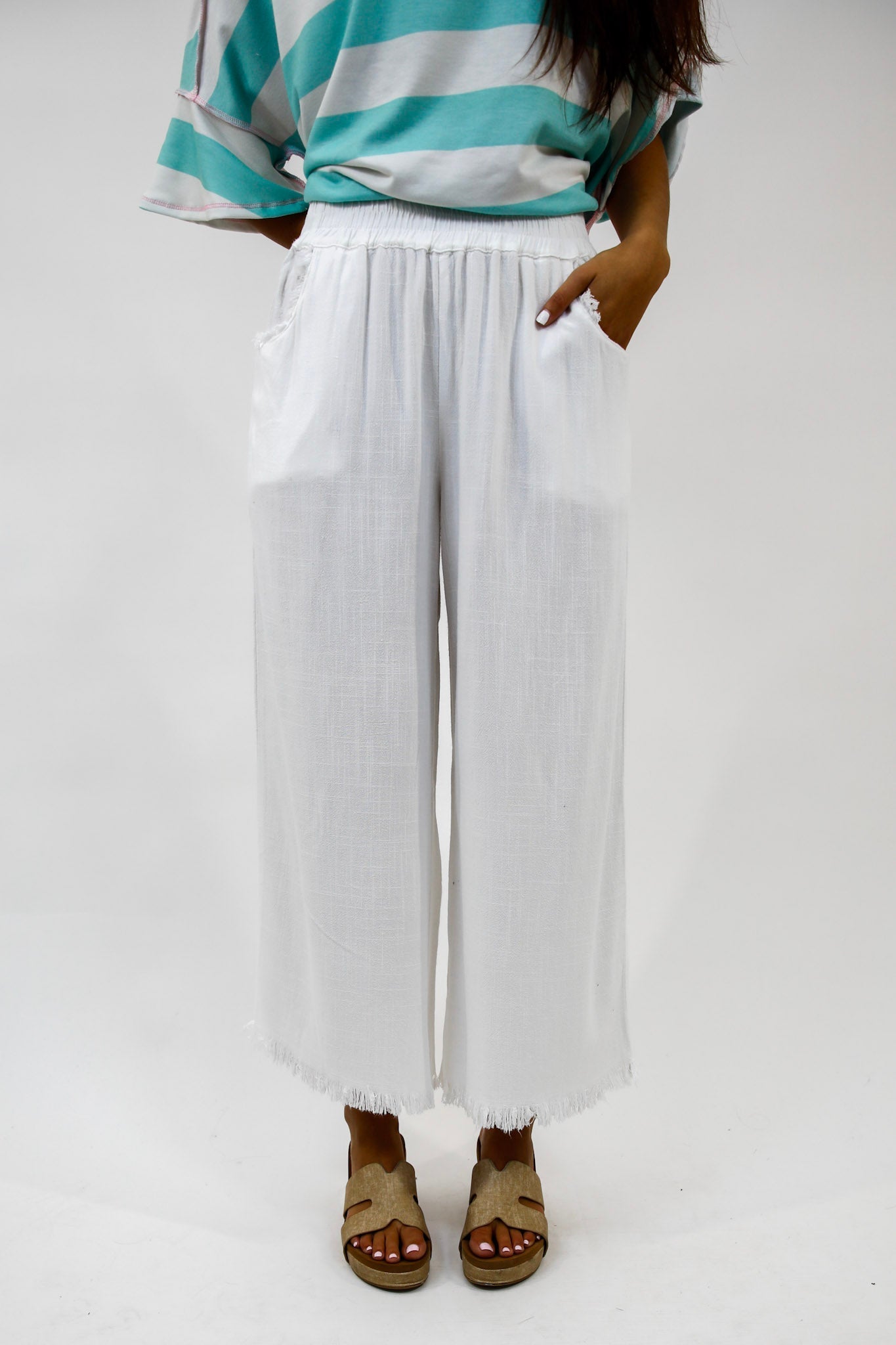 Barefoot Breeze Linen Pants (Multiple Colors)