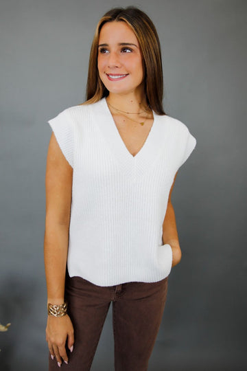 Notch Above Short Sleeve Sweater *Final Sale*
