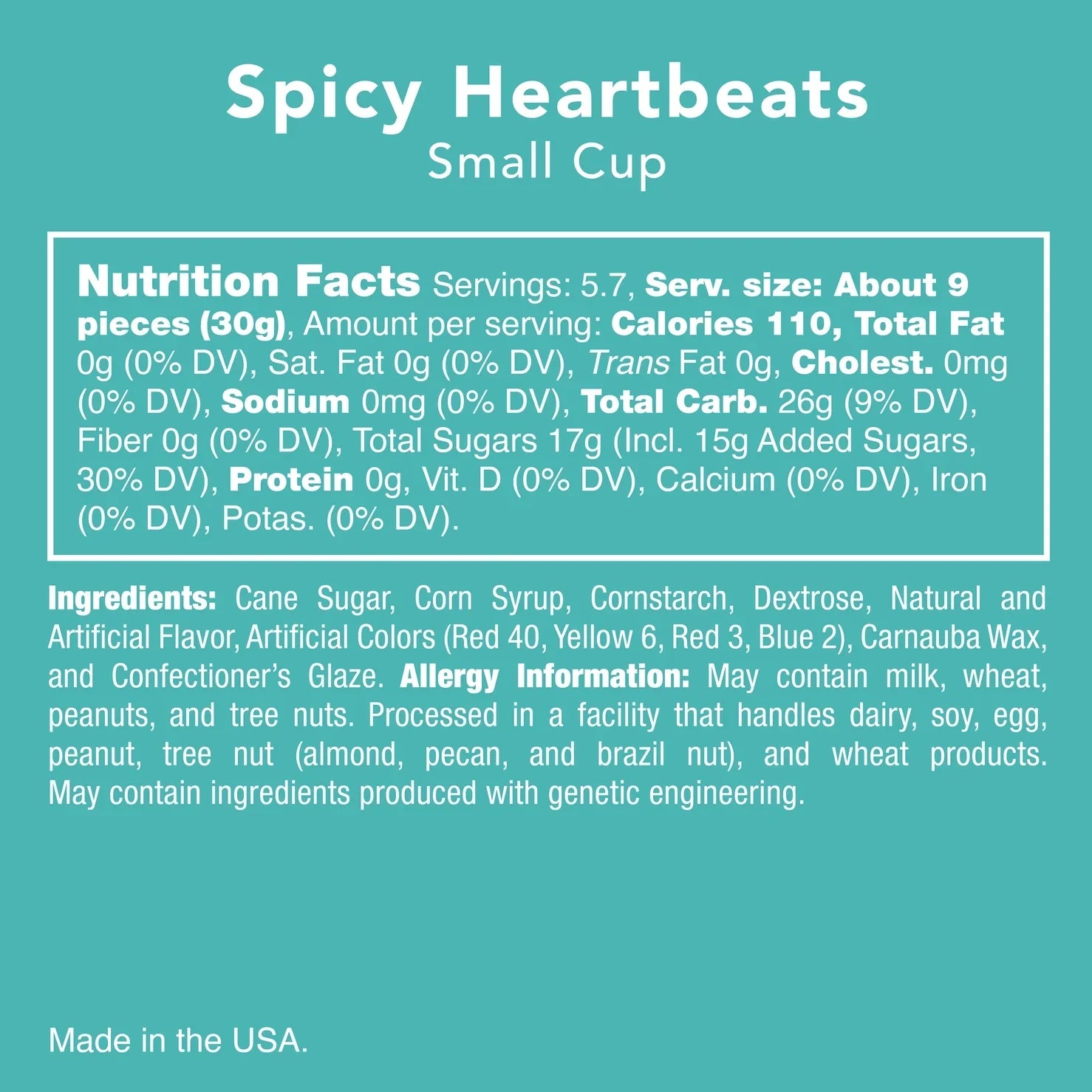 Spicy Heartbeats - Candy Club *Final Sale*