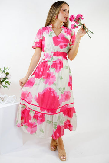 Pretty Things Floral Maxi Dress