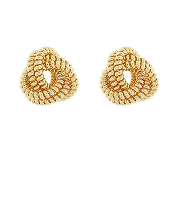Golden Knot Studs