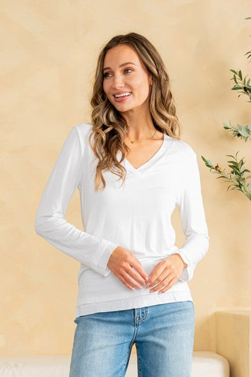 Everyday Layers V-Neck Top