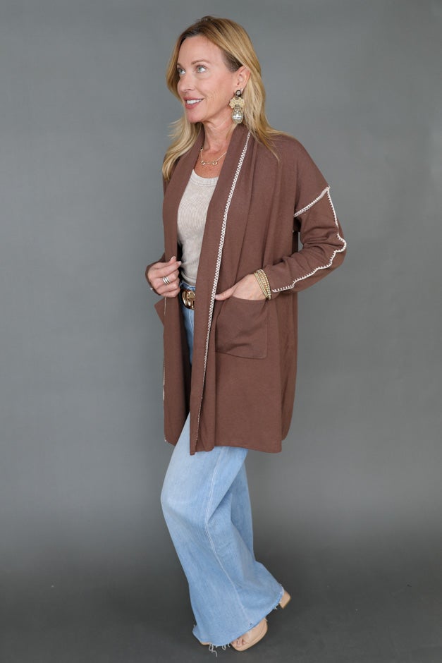 Everyday Ease Whipstitch Cardigan *Final Sale*