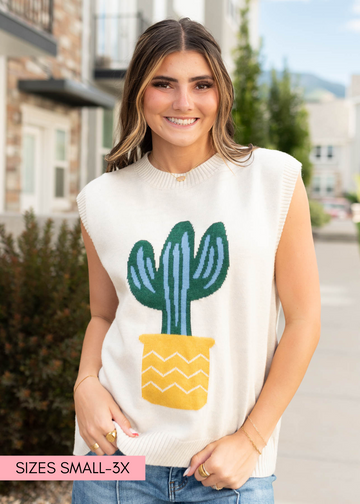 Coralie Sand Cactus Sweater