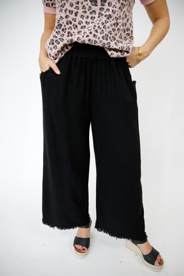 Barefoot Breeze Linen Pants (Multiple Colors)