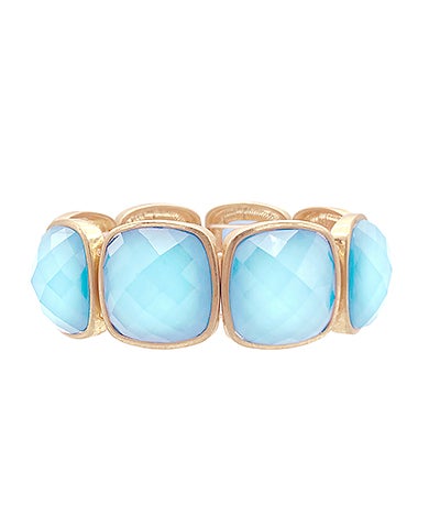 Gemstone Glow Stretch Bracelet
