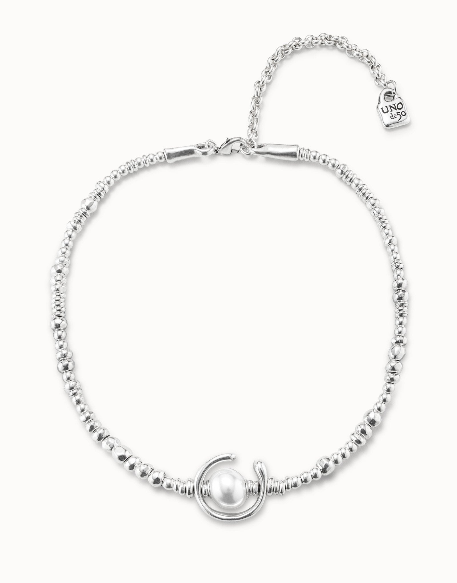 Pearl Orbit Beaded Necklace
