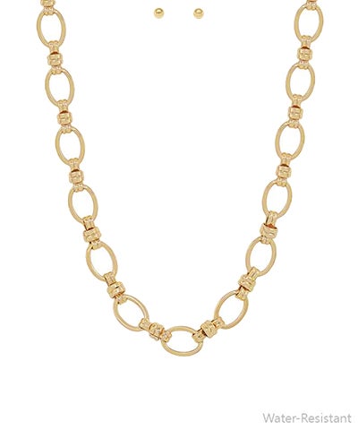 Golden Links Necklace