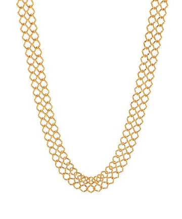 Golden Grid Luxe Chain