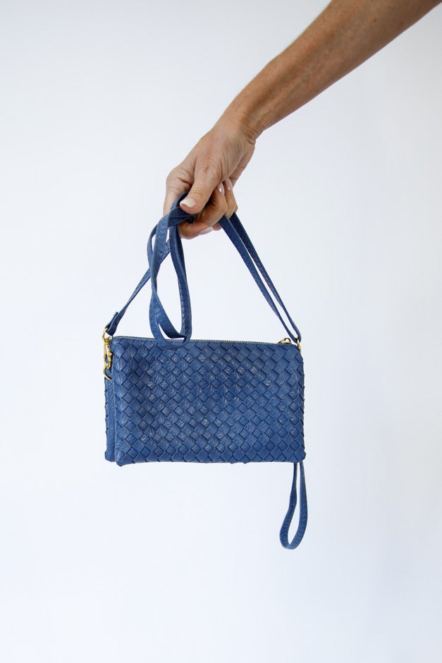 Santorini Luxe Woven Crossbody