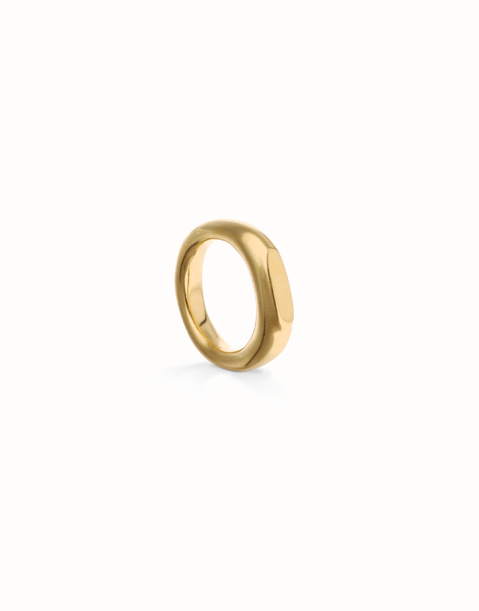 Hexagon Ring - 18k Gold